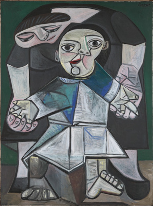 巴勃罗·毕加索《母与子（第一步）》1943